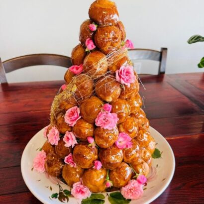 Croquembouche from Lepetit Four in Tauranga